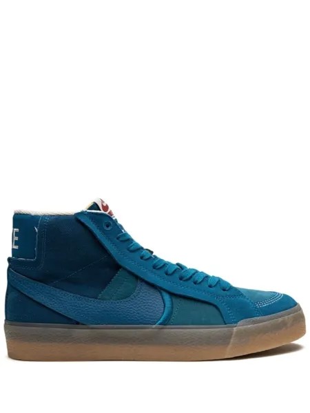 Nike кеды SB Zoom Blazer Mid Premium Plus, синий