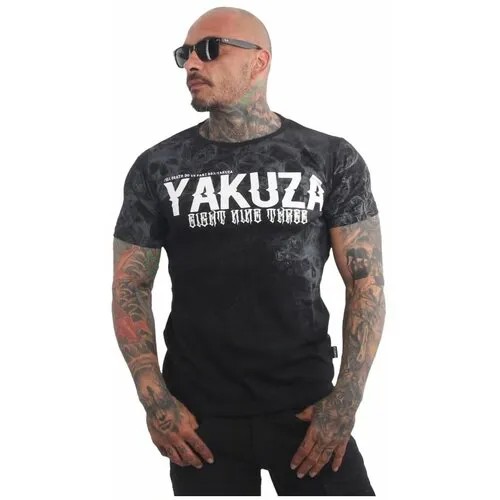 Футболка Yakuza, хлопок, размер L, черный