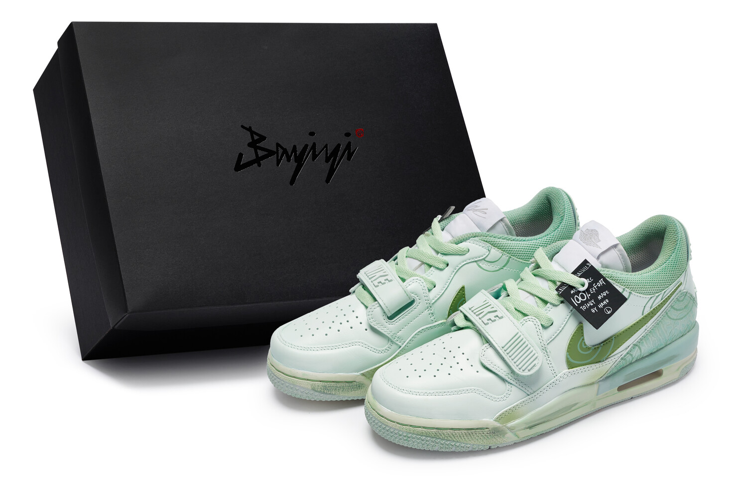 Кроссовки Jordan Legacy 312 Vintage Basketball Shoes Women's Low-top Green, зеленый