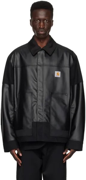 Черный - Куртка из искусственной кожи Carhartt Work In Progress Edition Junya Watanabe