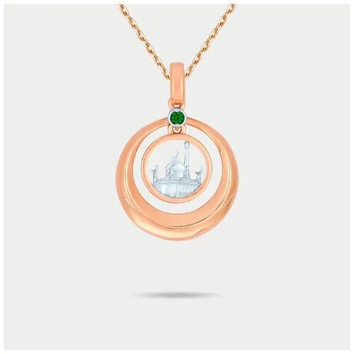 Подвеска GOLD CENTER, золото, 585 проба, фианит