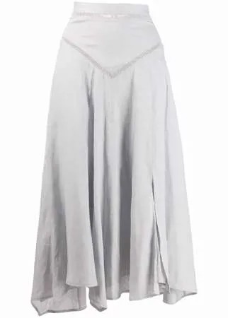Isabel Marant Étoile расклешенная юбка миди асимметричного кроя