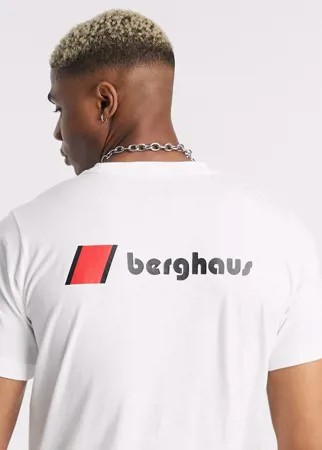Белая футболка с логотипом Berghaus Heritage-Белый