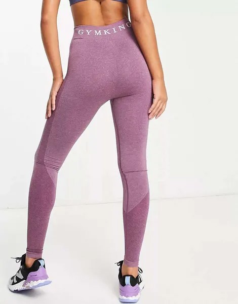 Розовые леггинсы Gym King Seamless Results