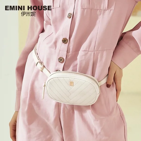 Поясные Сумки EMINI HOUSE для женщин, спилок, нагрудная Сумочка через плечо, роскошные дизайнерские дамские портфели
