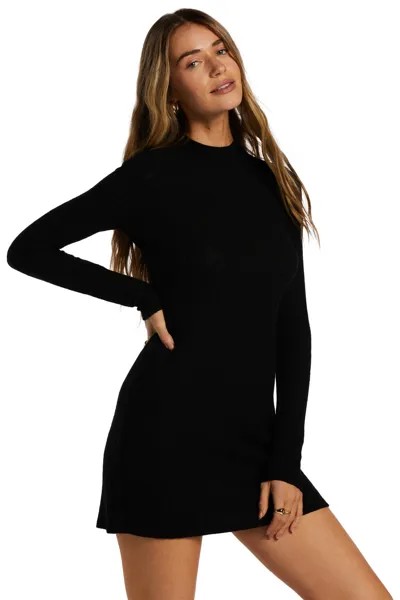 Платье Billabong для женщин/девочек ЧЕРНОЕ ГАЛЬЧИКОВОЕ Billabong, черный