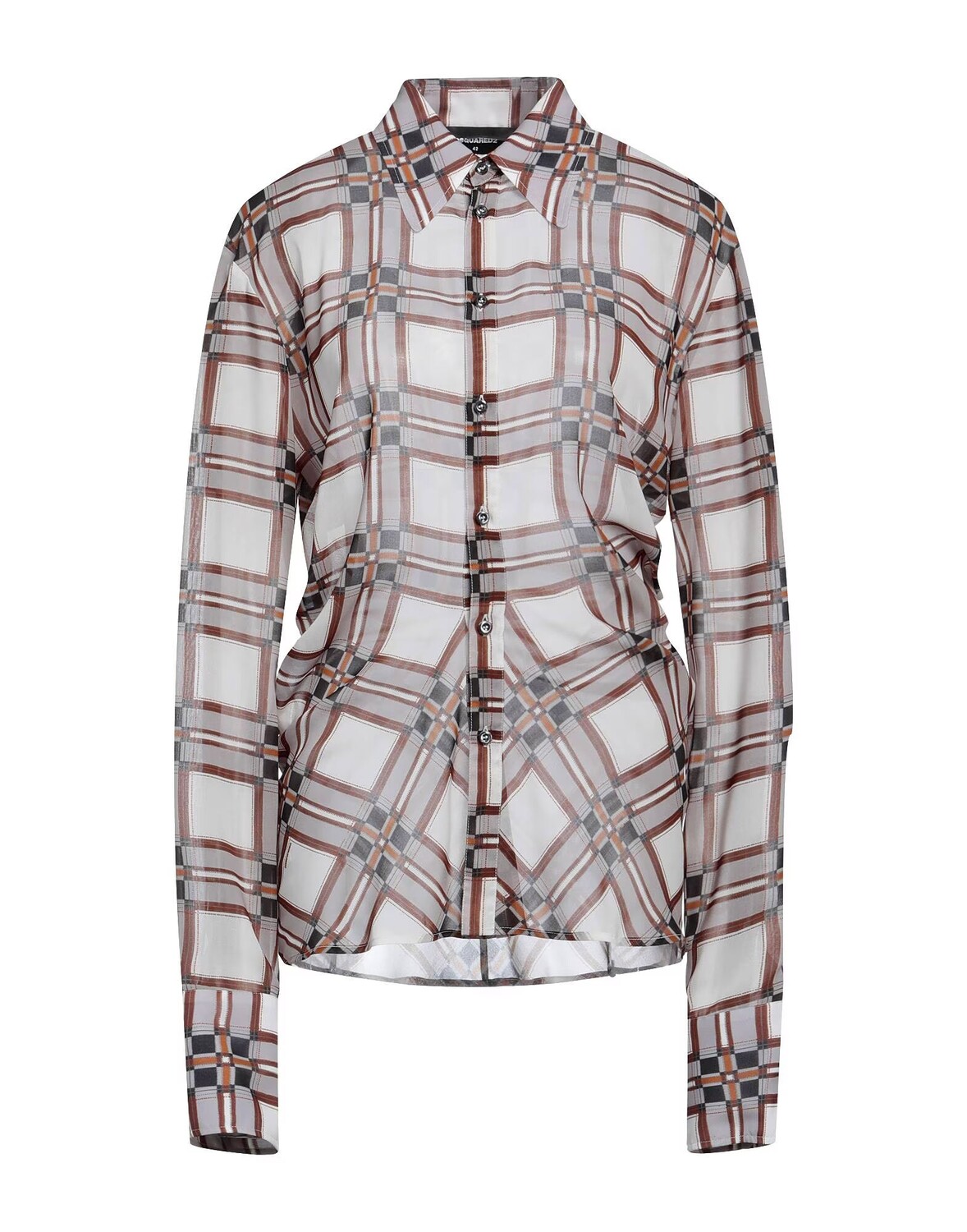 Рубашка Dsquared2, светло-серый