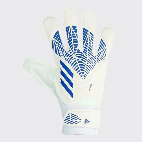 Вратарские перчатки  adidas Predator Training H62433, размер 9, белый, синий