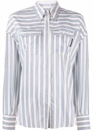 Brunello Cucinelli рубашка в полоску