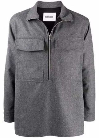 Jil Sander куртка-рубашка с карманами