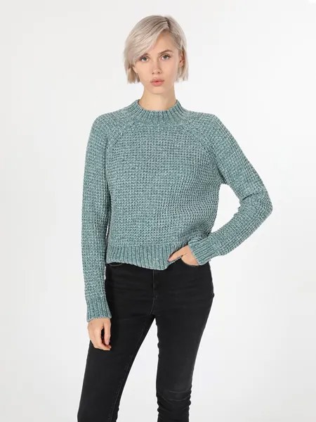 Джемпер женский Colins CL1036479_Q1.V1 зеленый S