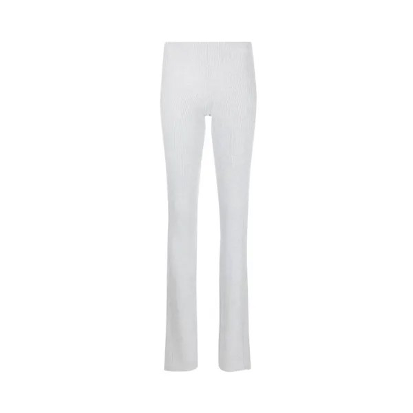 Брюки Dion Lee Light Reflective Rib Pant, серебряный