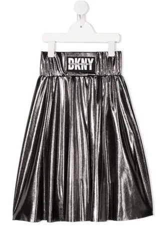 Dkny Kids юбка с эффектом металлик