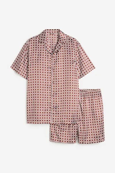 Пижама мужская H&M 1146553002 коричневая 2XL (доставка из-за рубежа)