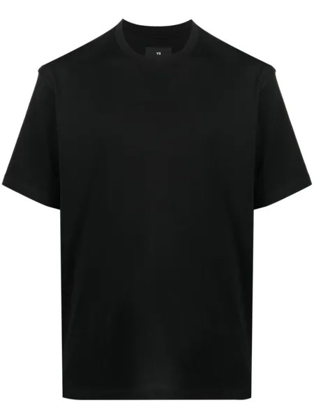 Y-3 футболка с логотипом, черный