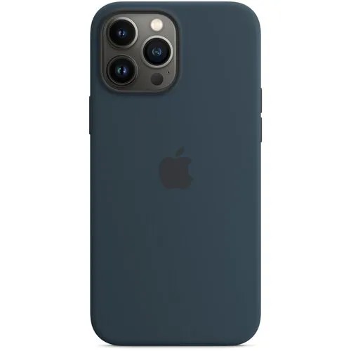 Силиконовый чехол для iPhone 13 Pro Max Apple Silicone Case with MagSafe, Abyss Blue [MM2T3ZE/A]
