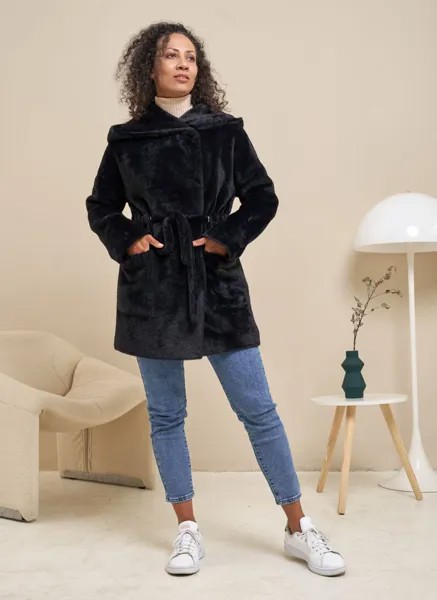 Пальто женское Giulia Rosetti 63783 черное 54 RU