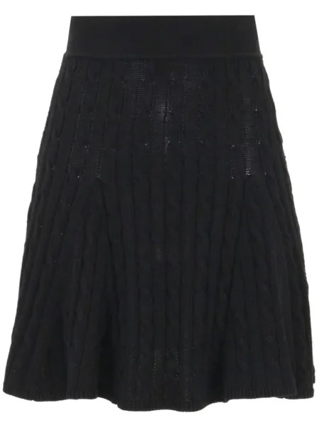 Polo Ralph Lauren юбка с косами, черный