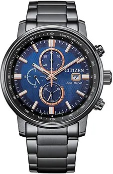 Японские наручные  мужские часы Citizen CA0845-83L. Коллекция Eco-Drive