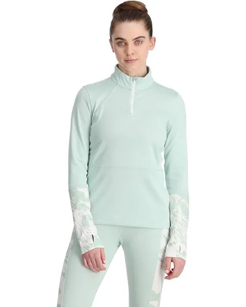 Рубашка Spyder Charger 1/2 Zip, цвет Wintergreen