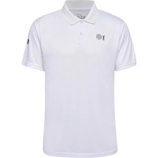 Мужская рубашка-поло для тенниса Hmlcourt Polo с технологией Beecool HUMMEL, цвет weiss