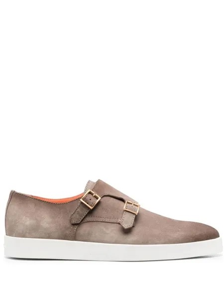 Santoni туфли монки Bankable, коричневый