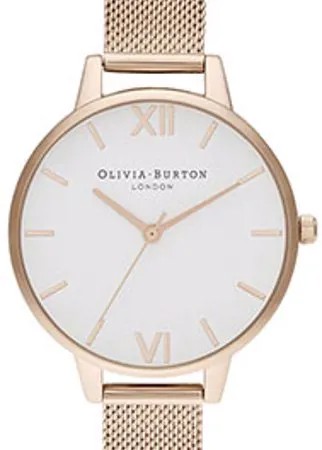 Fashion наручные  женские часы Olivia Burton OB16DE10. Коллекция White Dial Mesh