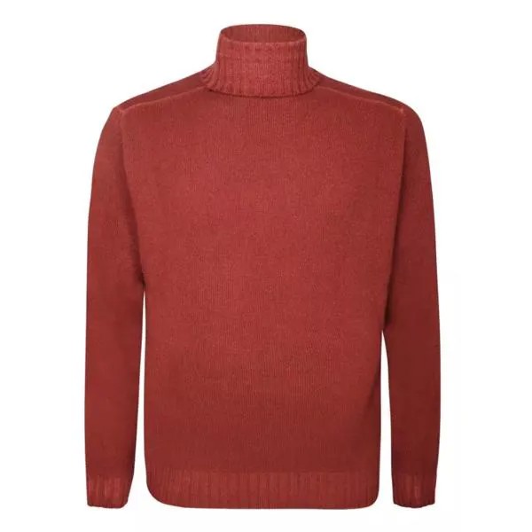 Пулловер wool and cashmere pullover Dell'Oglio, коричневый