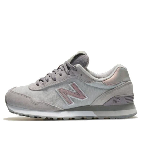 Кроссовки 515 series low tops нескользящие ретро розовые New Balance, серый