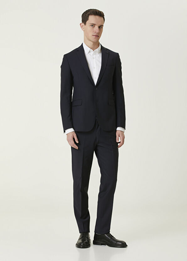 Шерстяной костюм Drop 6 Beymen Club, синий