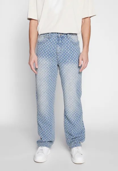 Мешковатые джинсы DISTRESSED SKATE Jaded London, средний синий цвет