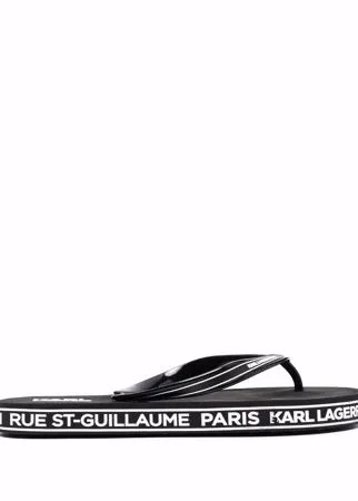 Karl Lagerfeld шлепанцы с логотипом