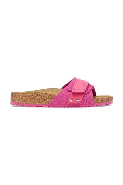 Замшевые тапочки Oita Birkenstock, розовый