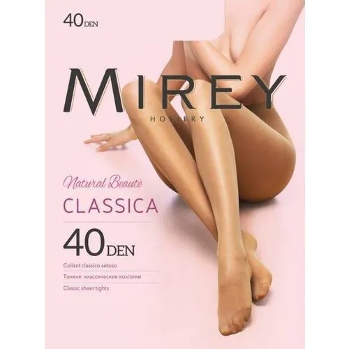 Колготки Mirey Classica Cappucino 2 размер 40 den