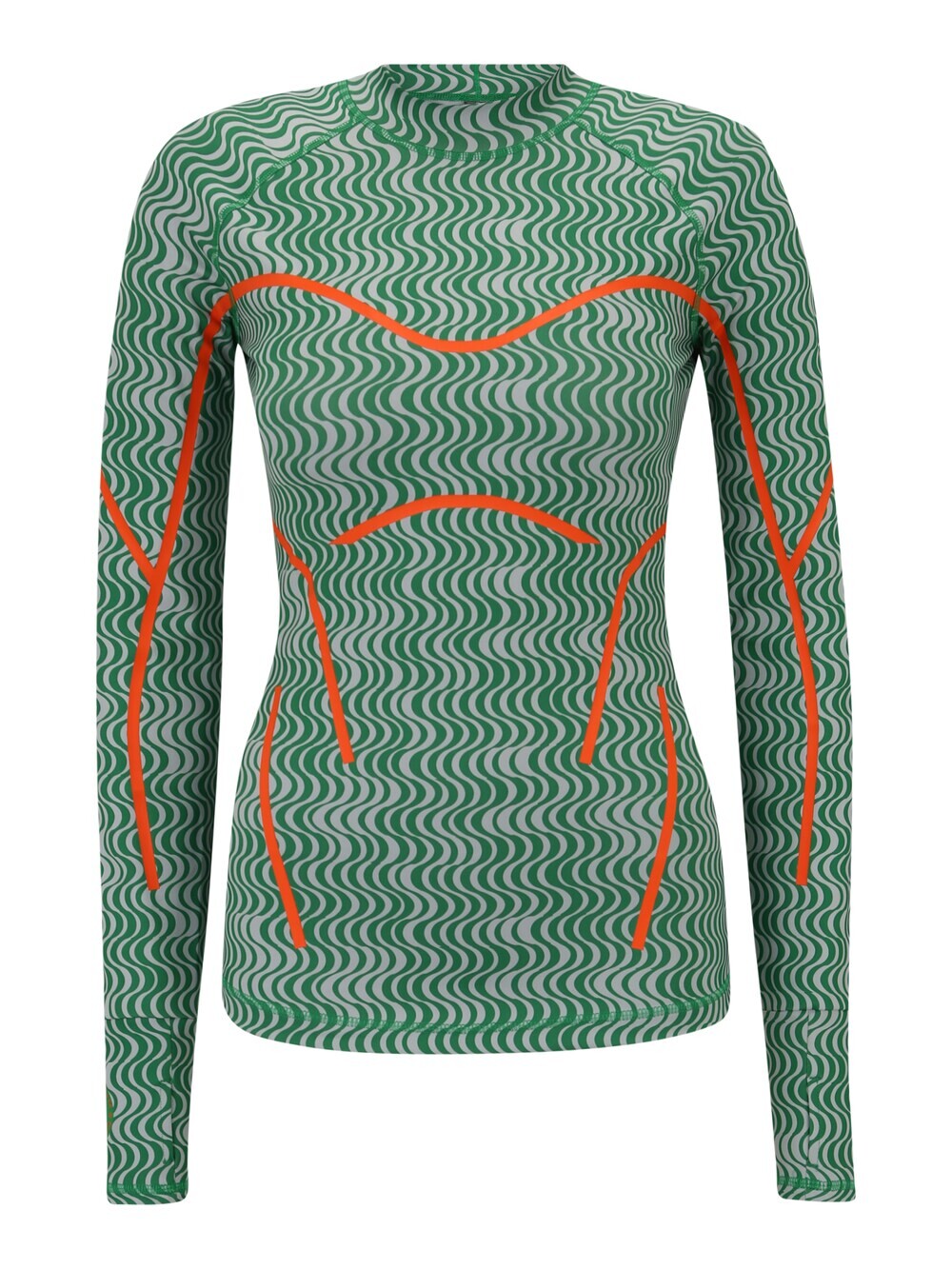 Рубашка для выступлений Adidas Truepurpose Printed, зеленый