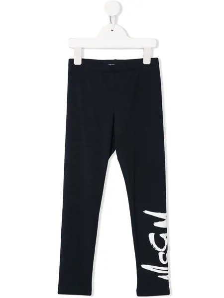 MSGM Kids легинсы с логотипом