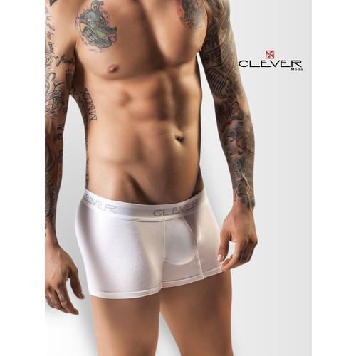 Трусы CLEVER Moda, 2 шт., размер M, черный, белый