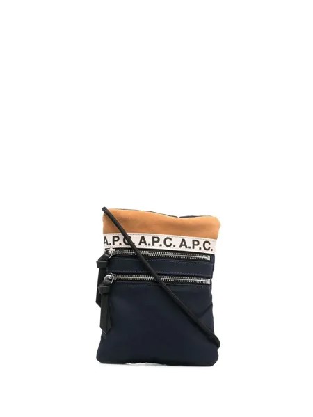 A.P.C. сумка-мессенджер с логотипом