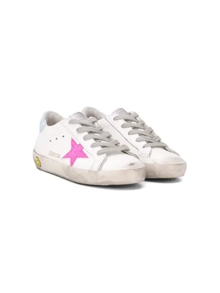 Golden Goose Kids кеды Superstar на шнуровке