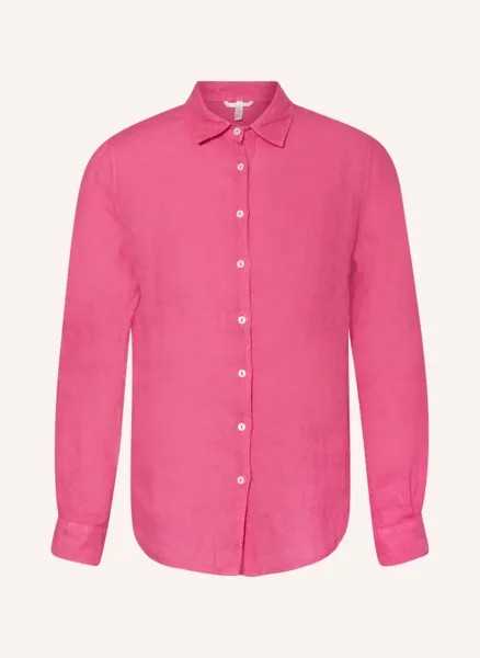 Блузка-рубашка magetta из льна  Sophie, розовый