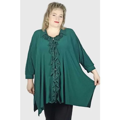 Блуза , размер 64-74, зеленый
