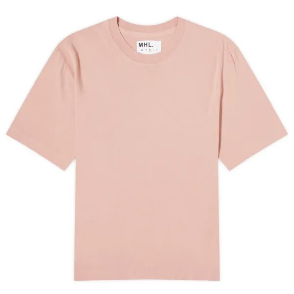 Футболка Mhl By Margaret Howell Simple T-Shirt, цвет Pale Pink
