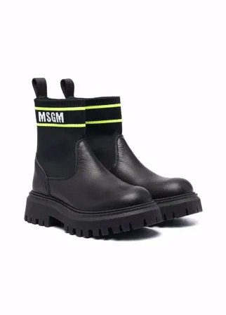 MSGM Kids ботинки с эластичной вставкой