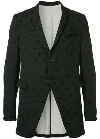 Comme Des Garçons Pre-Owned облегающий структурированный пиджак