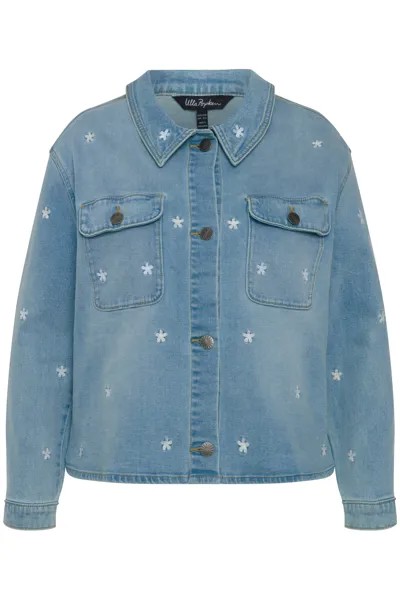 Толстовка Ulla Popken Kurzjacke, цвет light blue