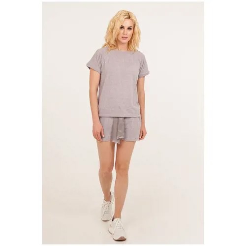Lelio Элегантный женский костюм с коротенькими шортиками, сиреневый, S
