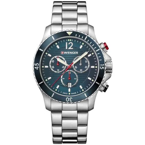 Наручные часы WENGER Seaforce 01.0643.115, синий, серебряный