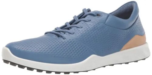 Женские туфли для гольфа ECCO S-Lite, кожа синего яка в стиле ретро, размер 5–5,5