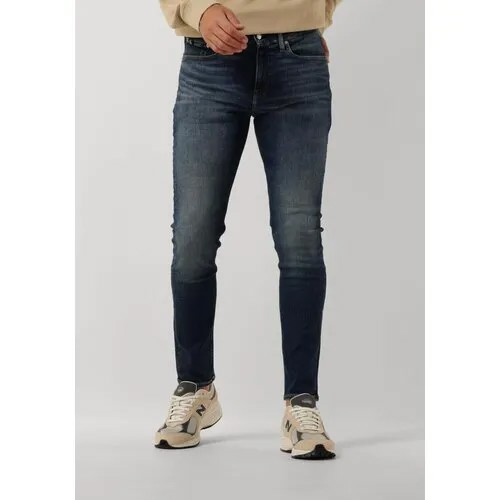 Джинсы зауженные Calvin Klein Jeans, размер 36/32, темно-синий