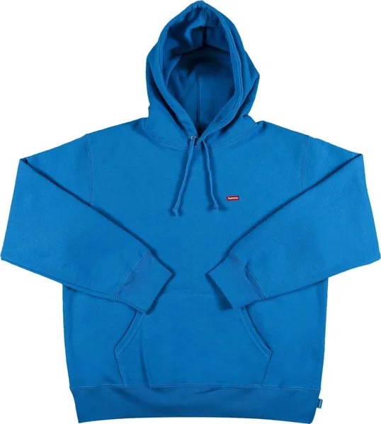 Толстовка Supreme Small Box Hooded Sweatshirt 'Bright Blue', синий